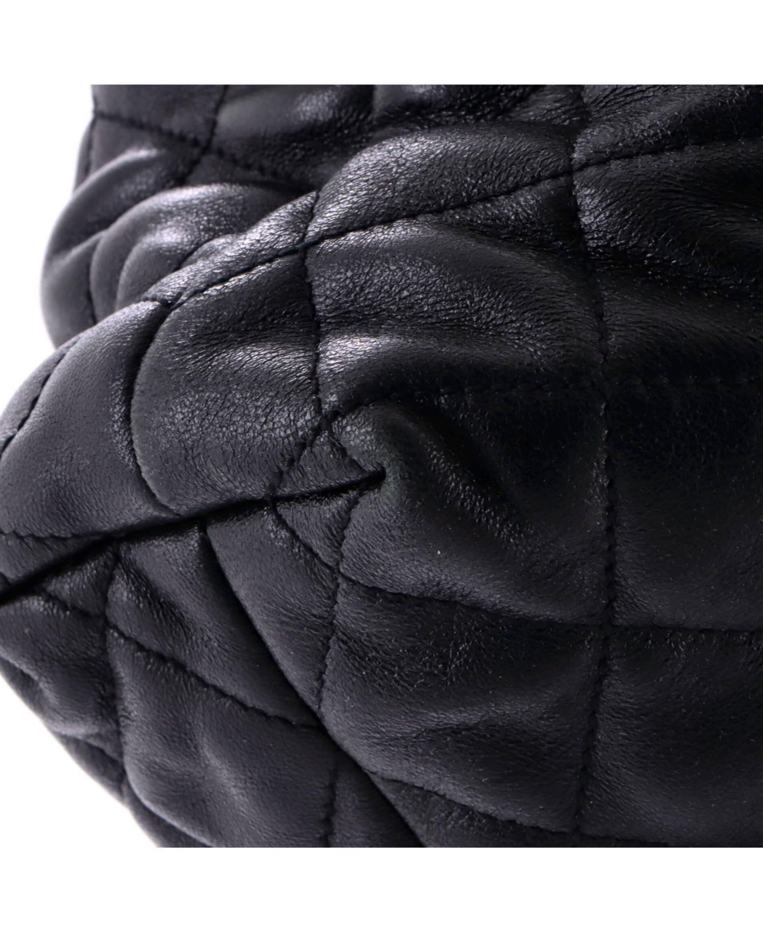 Maxi Icare Shopping Tote Quilted Leather