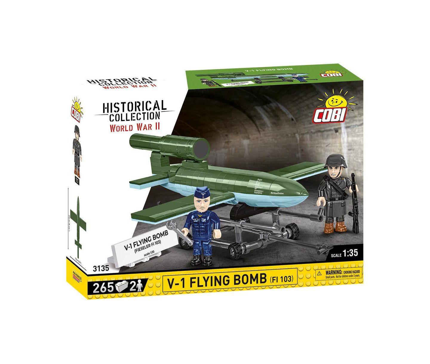 Детские конструкторы COBI Historical Collection V-1 Flying bomb (FI 103), 265 pieces — фото 1
