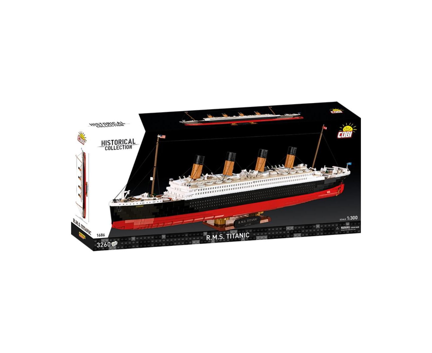 Детский конструктор COBI Historical R.M.S. Titanic 1:300 Scale 3,260-Piece Building Set, Ages 14+ — фото 1