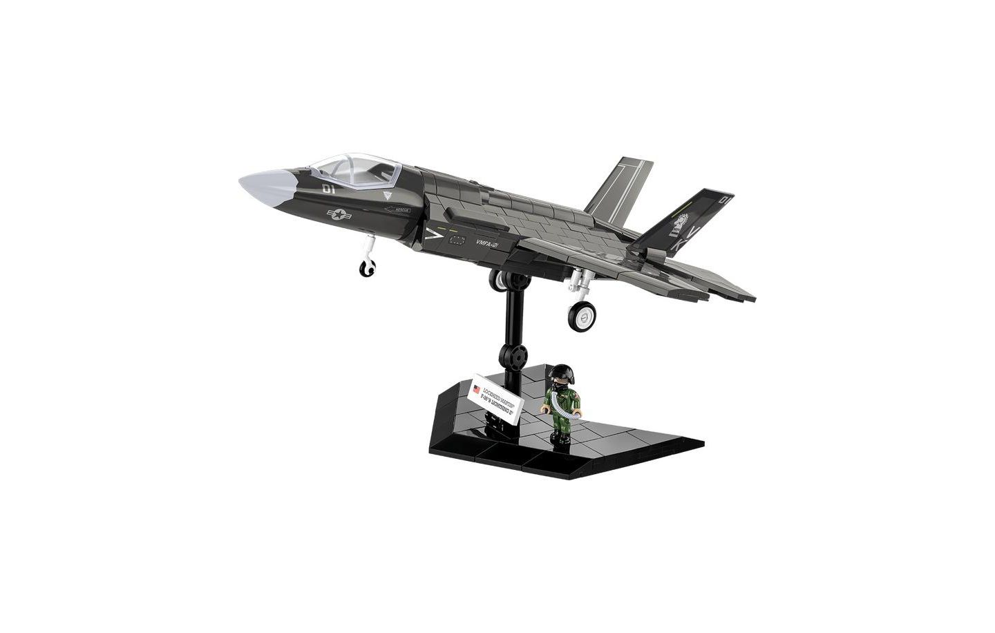 Детский конструктор COBI F-35B Lightning II 614-Piece Building Set, Ages 9 and Up — фото 6