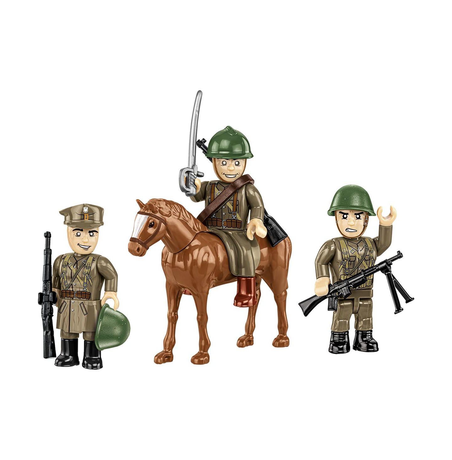 Детские конструкторы COBI Historical Collection Wwii Polish Uhlans, 44 Pieces — фото 2