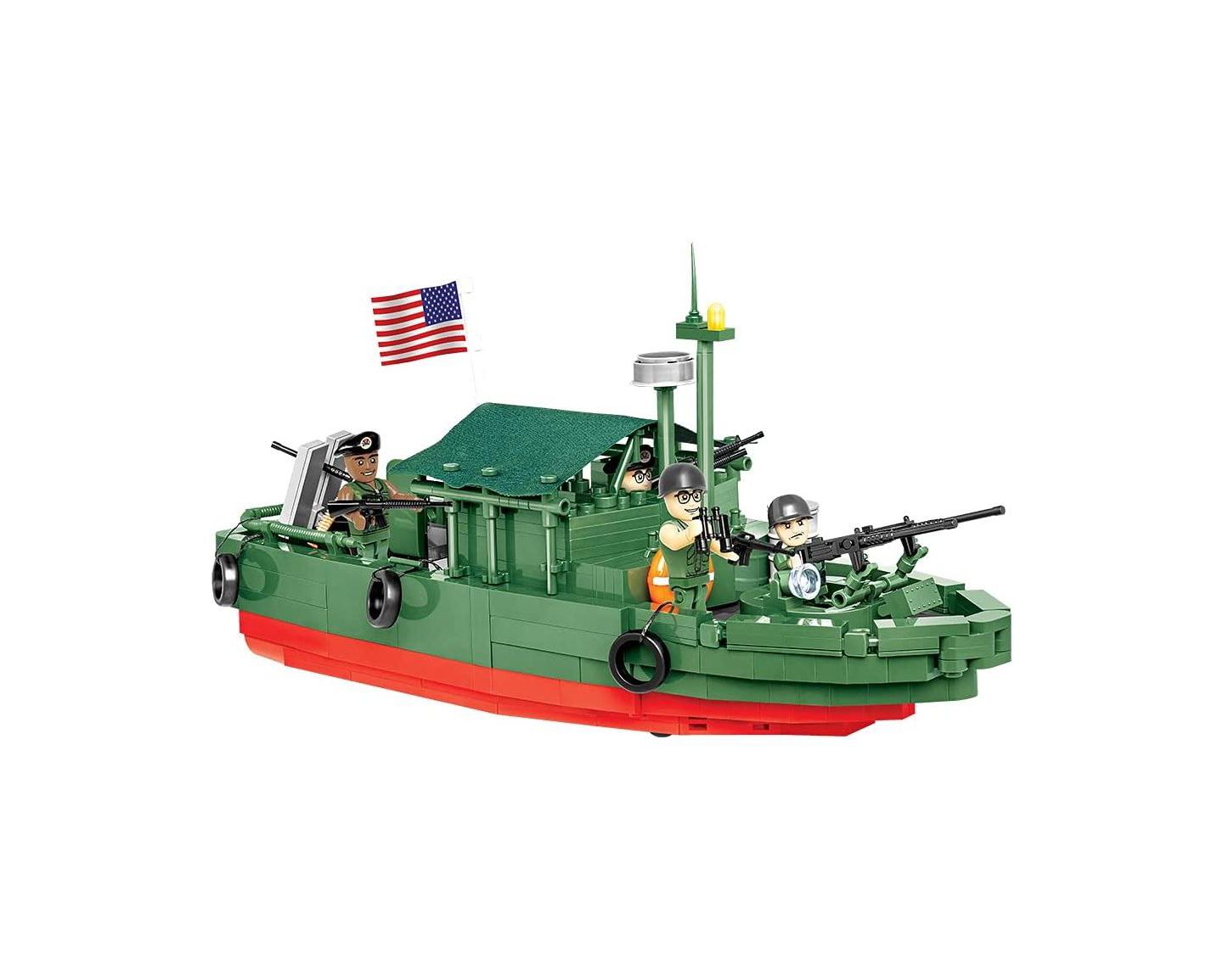 Детский конструктор COBI Historical Collection Patrol Boat, River MK II 1:35 Scale 615-Piece Building Set, Ages 8+ — фото 2