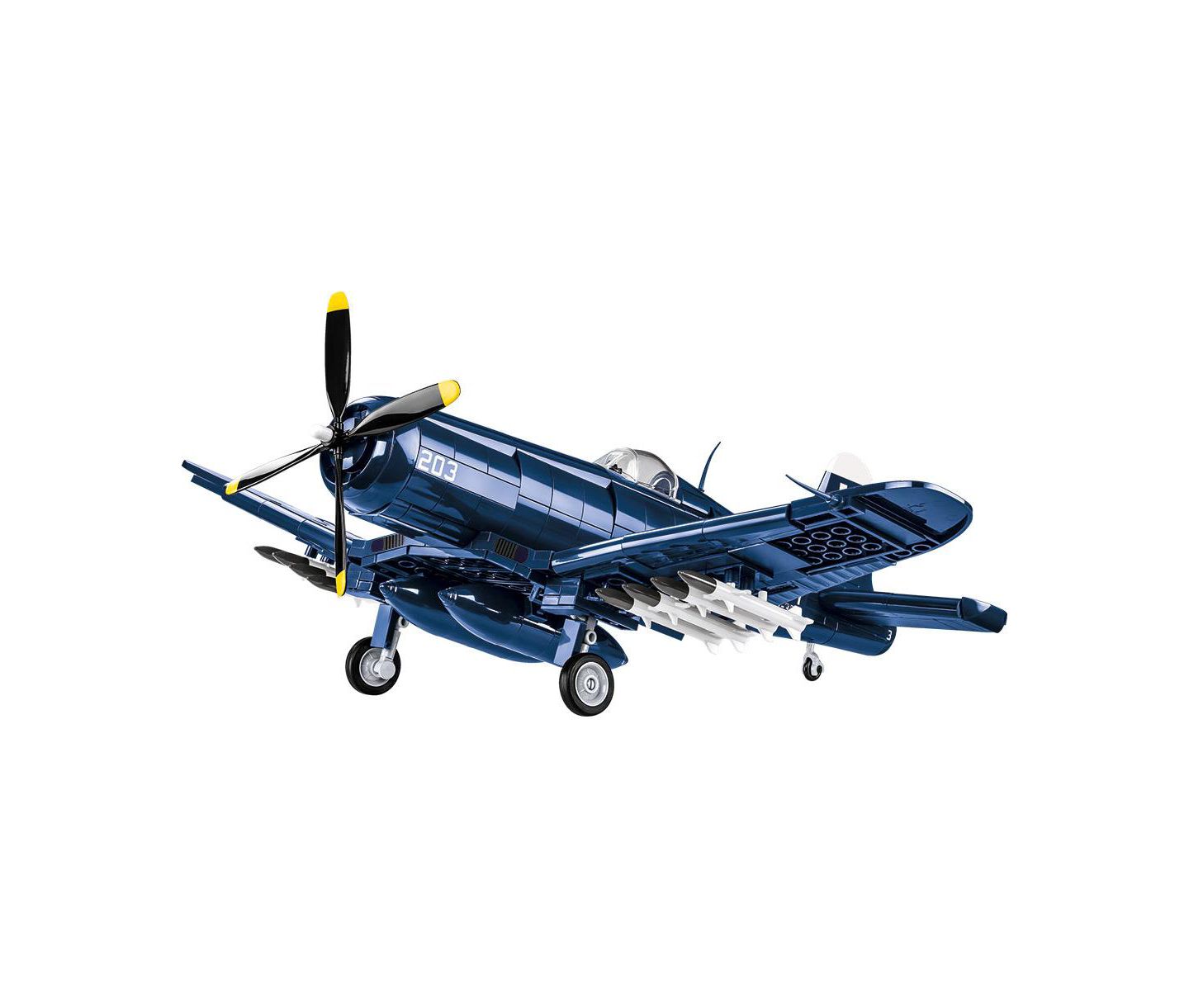 Детский конструктор COBI Korean War F4U-4 Corsair 1:32 Scale 520-Piece Building Set, Ages 8+ — фото 4
