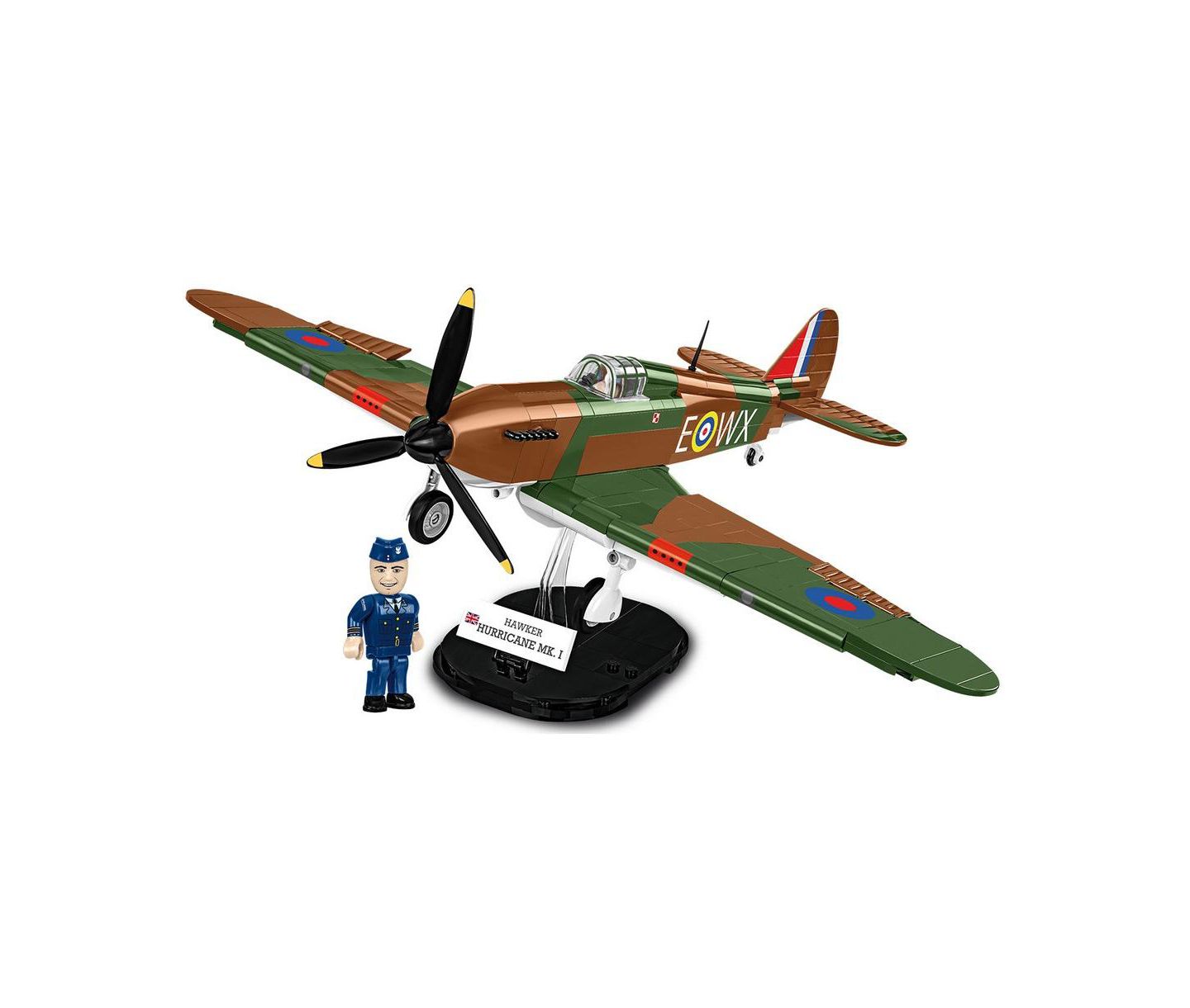 Детский конструктор COBI Historical Collection Wwii Hawker Hurricane (NO 302 Sqn. Raf) 375-Piece Building Set, Ages 8+ — фото 6