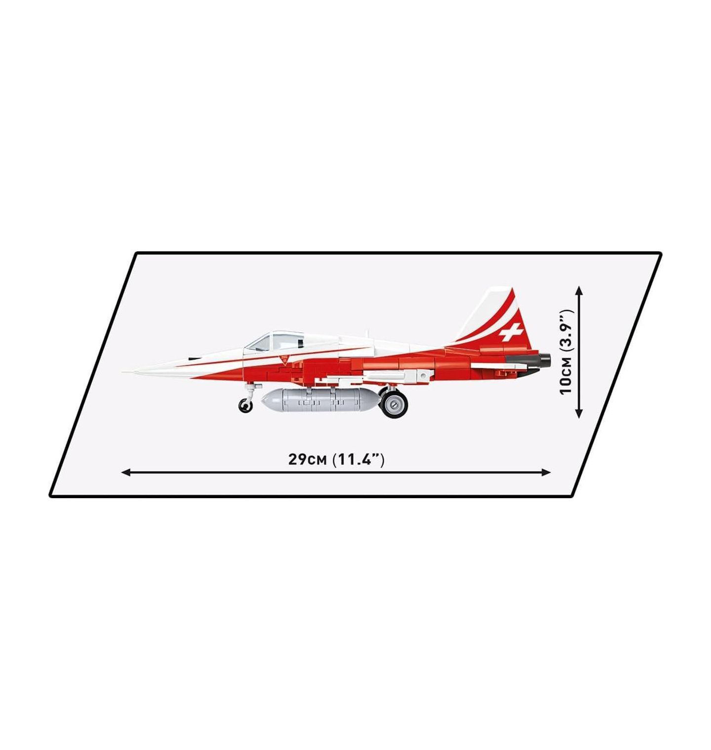 Детский конструктор COBI Swiss Air Force Team Patrouille Suisse Northrop F-5E Tiger II 351-Piece Building Set, Ages 6+ — фото 5