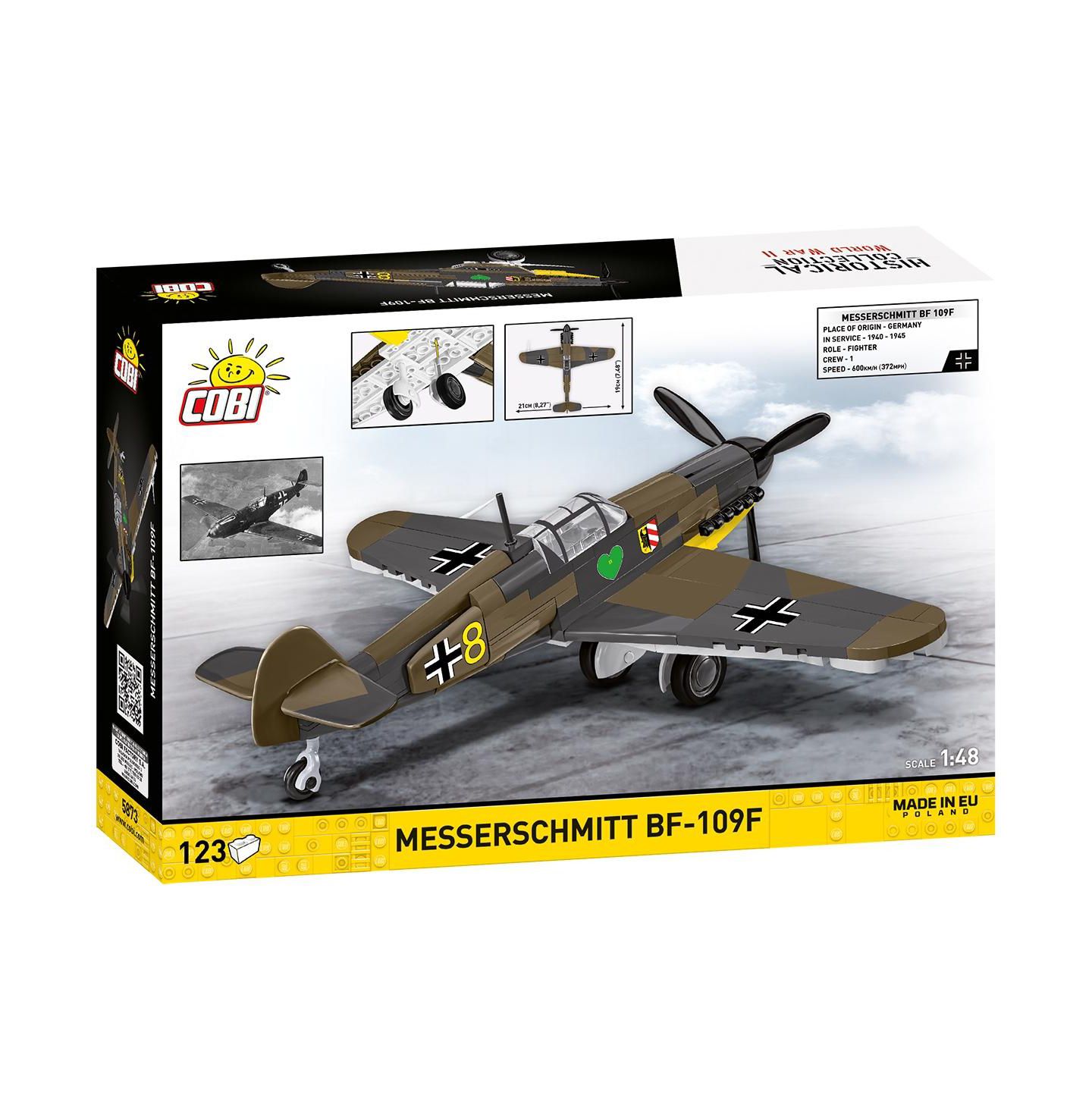 Детский конструктор COBI Wwii Historical Collection Messerschmitt Bf 109F 123-Piece Building Set, Ages 6+ — фото 7