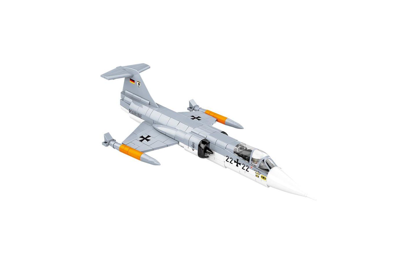 Детский конструктор COBI Armed Forces Lockheed F-104 Starfighter 428-Piece Building Set, Retractable Landing Gear, Ages 8+ — фото 3