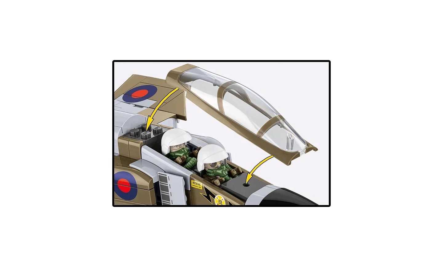 Детский конструктор COBI British F-4M Phantom II 728-Piece Building Set, Ages 8+ — фото 6