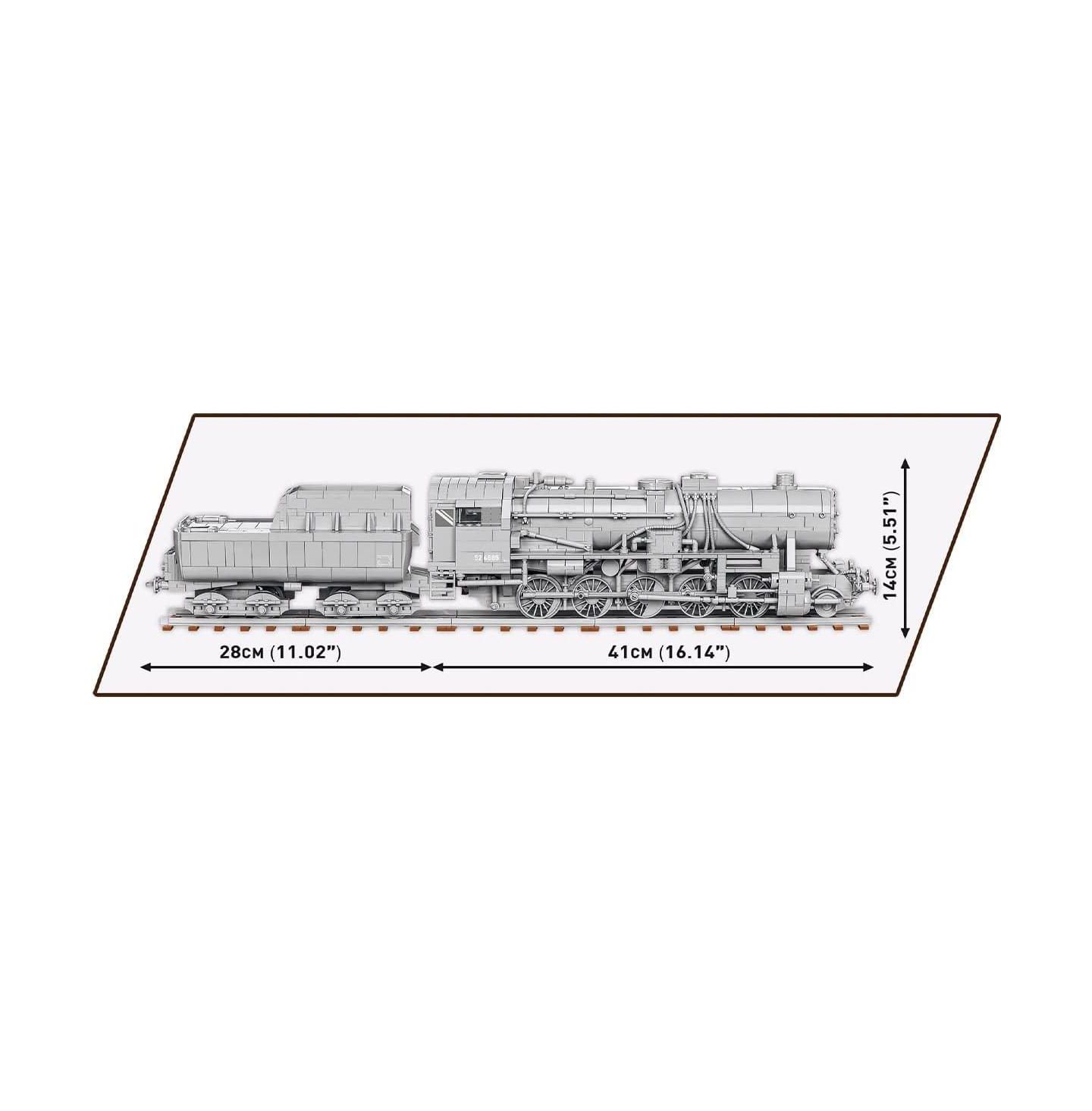Детский конструктор COBI Historical Collection DR BR 52 2476-Piece Building Set, Ages 10+ — фото 3