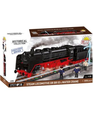 Historical Collection Steam Locomotive DR BR 03 and Water Crane 2721-Piece Building Set, Ages 10+