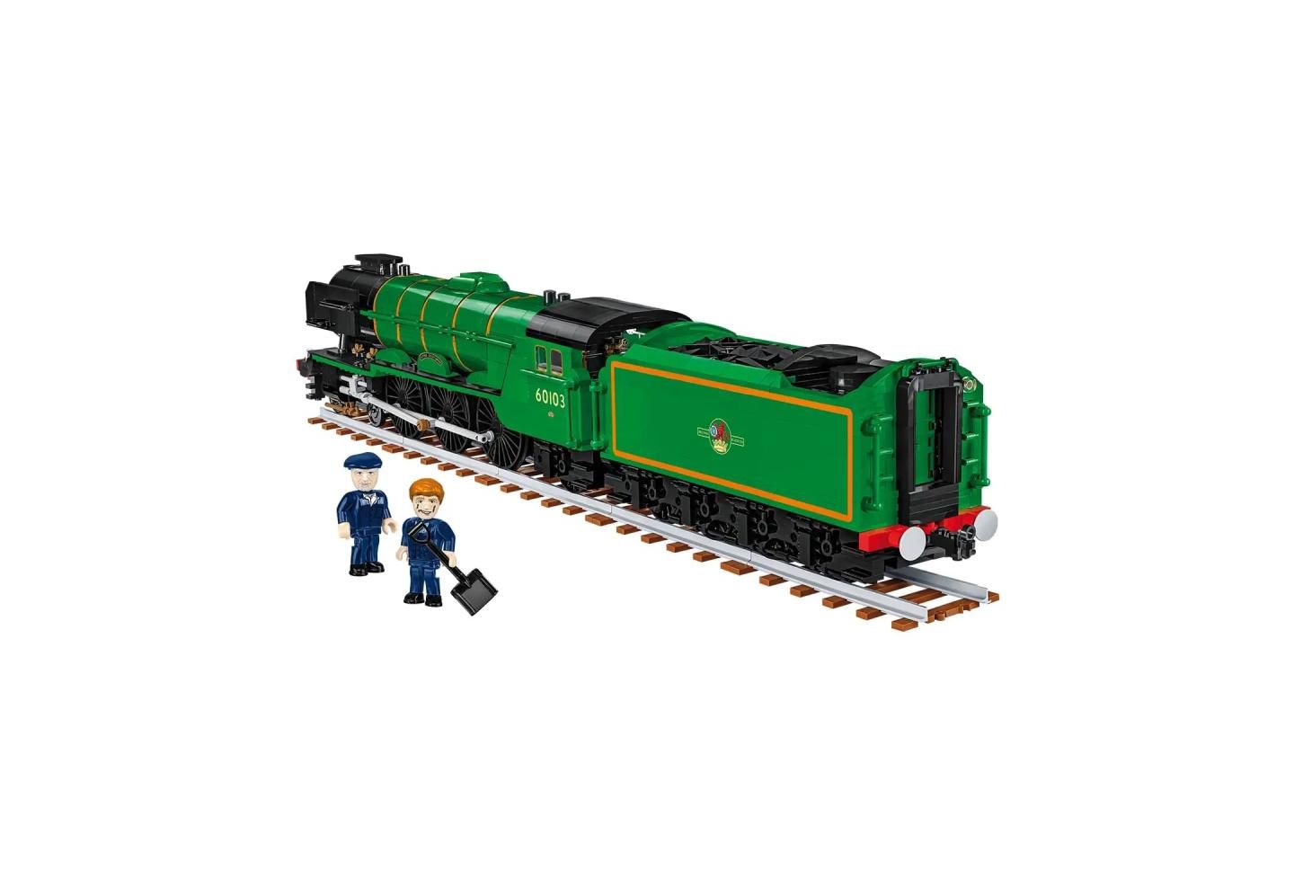 Детский конструктор COBI Historical Collection Flying Scotsman British Steam Locomotive 2677-Piece Building Set, Ages 12+, цвет: Зелёный — фото 6