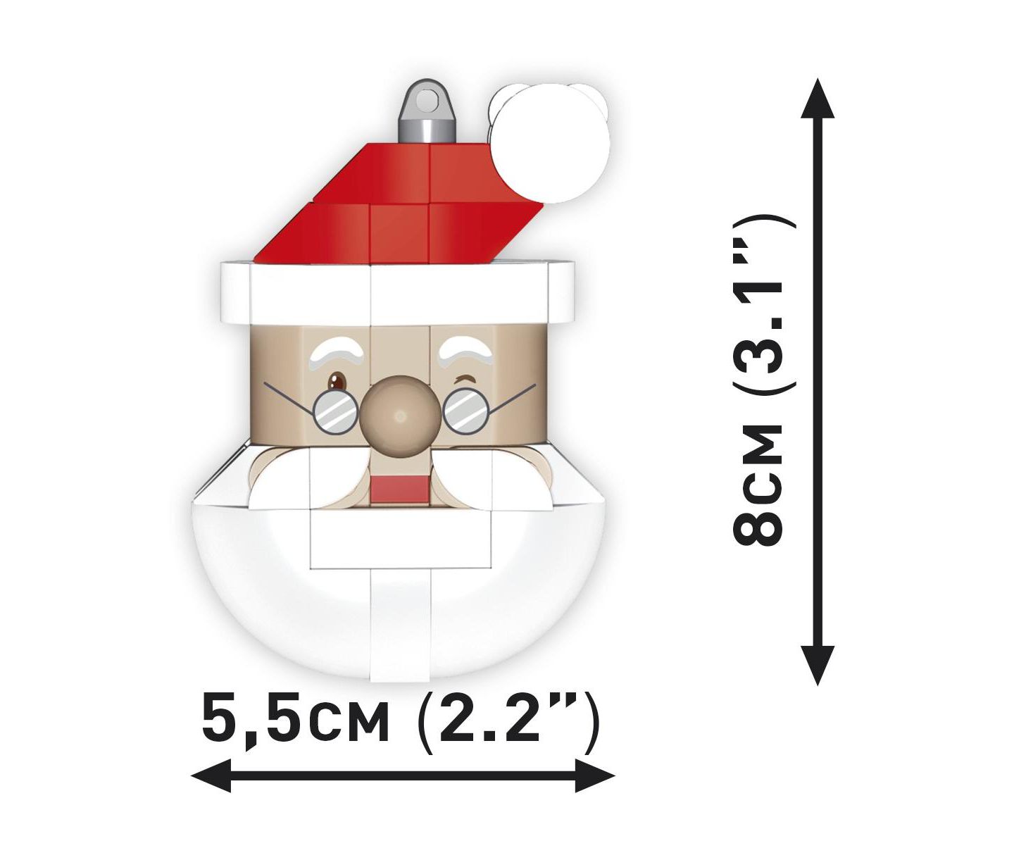 Детские конструкторы COBI Santa Claus Christmas Tree Decorations 75-Piece Tree Ornament, Ages 5+ — фото 4