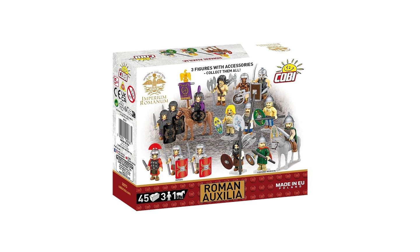 Детский конструктор COBI Roman Imperium Collection Roman Auxilia 45-Piece 3-Figure and Horse Building Set, Ages 5+ — фото 2