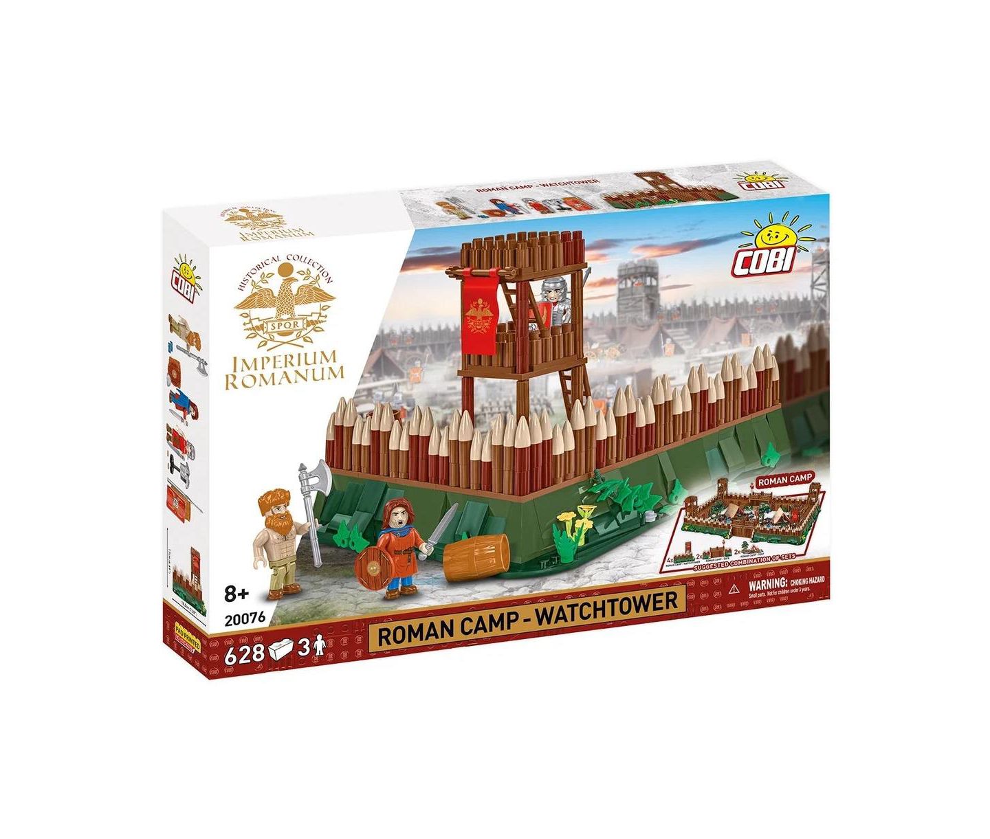 Детский конструктор COBI Imperium Romanum Watchtower 628-Piece Building Set, Ages 8+, цвет: Open Miscellaneous — фото 1