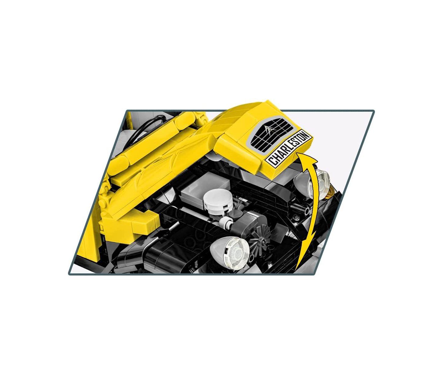 Детский конструктор COBI 1:12 Scale Citroen 2CV Charleston 1,465-Piece Building Set, Ages 10+, цвет: Open Miscellaneous — фото 4