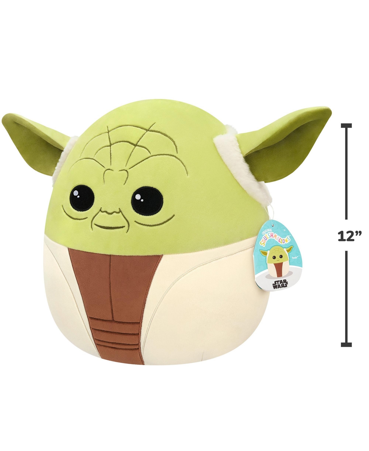 Disney Squishmallows Star Wars Yoda 12" Ultra-Soft Plush