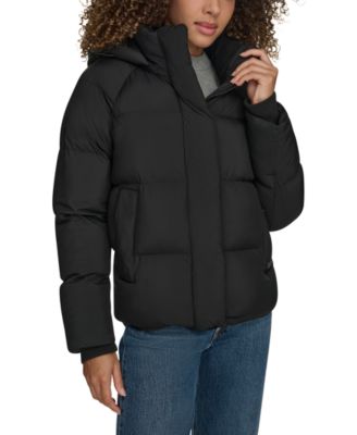 Women's Quilted Hooded Puffer Jacket