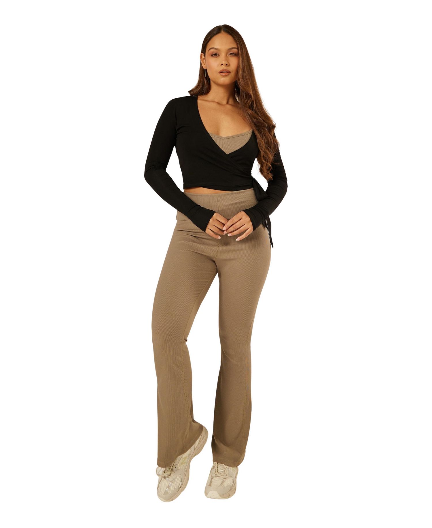 Women's Long-Sleeve V-Neck Ultimate Ballet Wrap Top