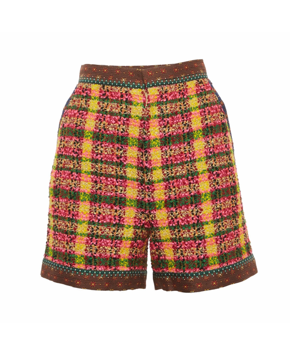 Pre-Owned Gucci Women's High-Waisted Tweed Shorts, 7" Inseam