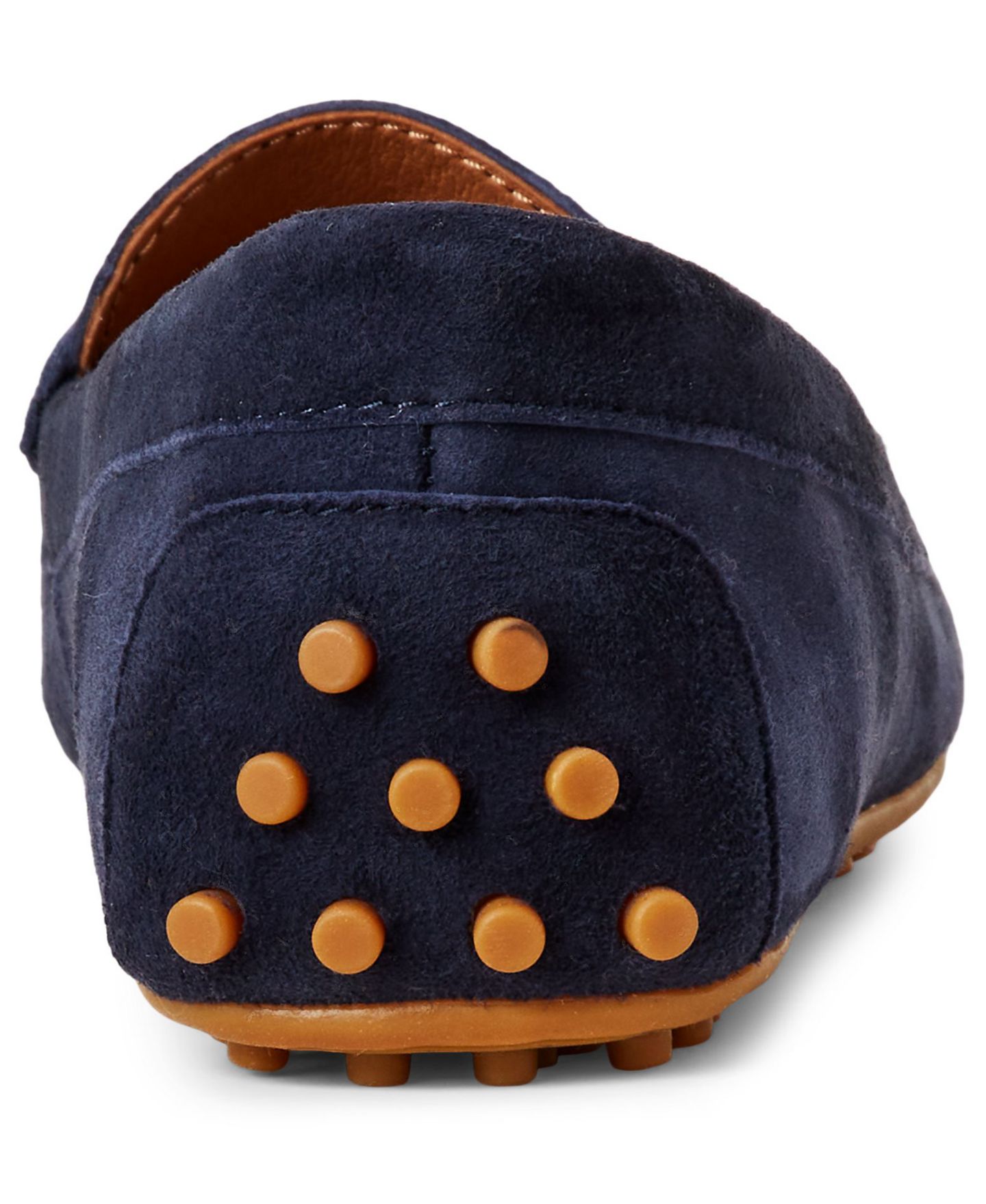 Женские туфли Lauren Ralph Lauren Barnsbury Round Toe, цвет: Лимонный сорбет кожаный — фото 8