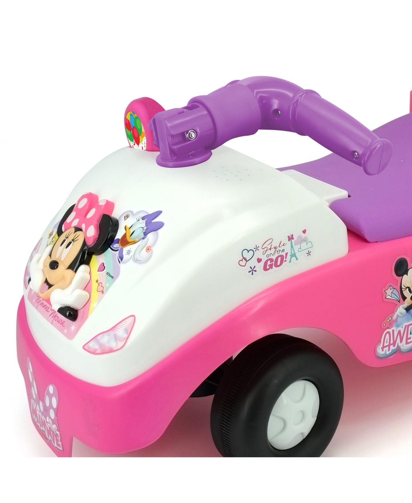 Детская игрушка Kiddieland Minnie Foldable Handle Ride-On with Engaging Sounds, Ages 1+, цвет: Open Miscellaneous — фото 2