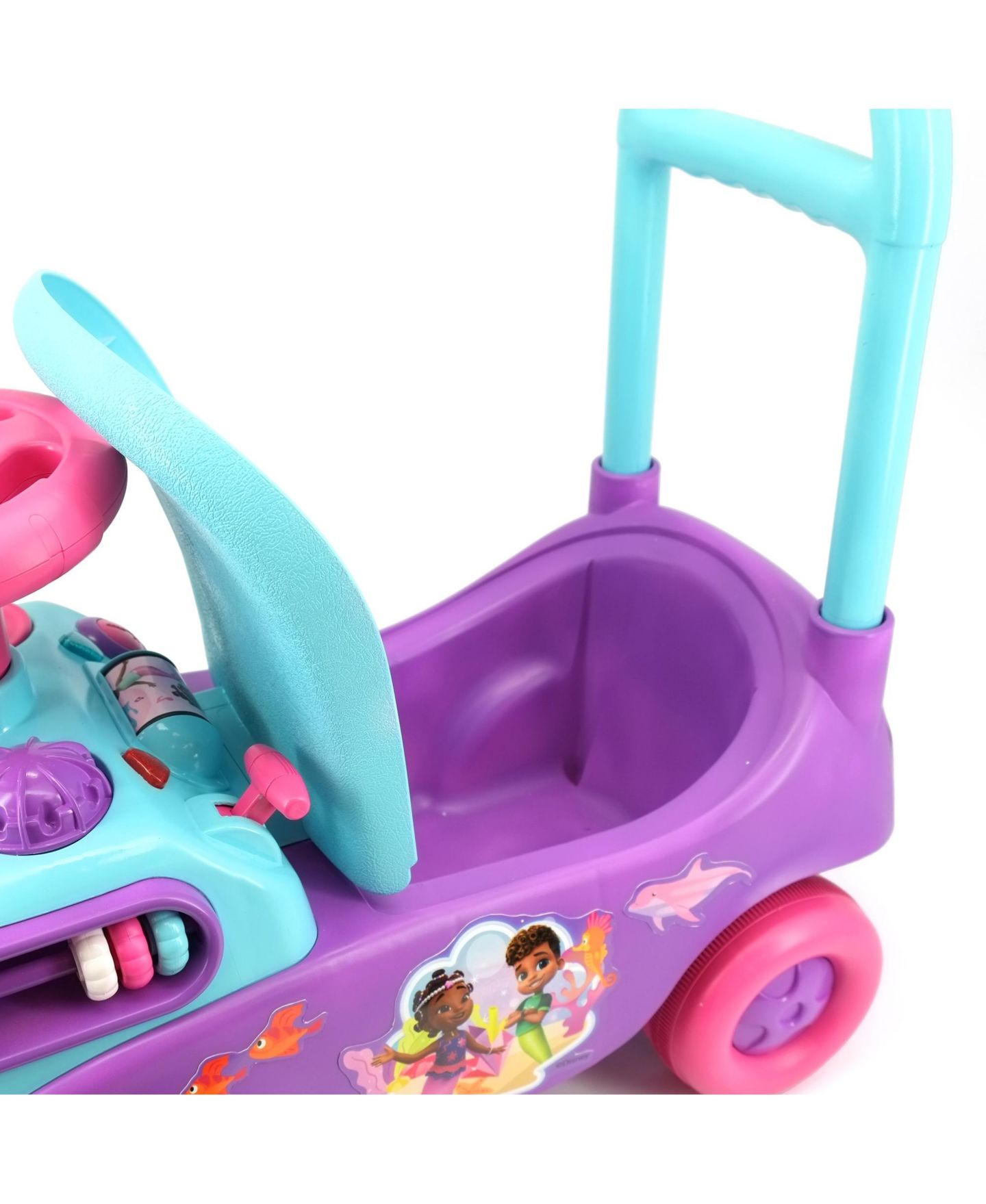 Детская игрушка Kiddieland My First Activity Ride-On Ariel, 19.8" x 9.76" x 18.11", Interactive Lights and Sounds, Ages 12-36 Months — фото 4