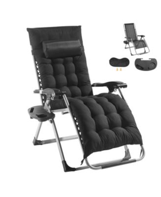 Zero Gravity Chair 26" Zero Gravity Recliner Lounge Chair Indoor and Outdoor