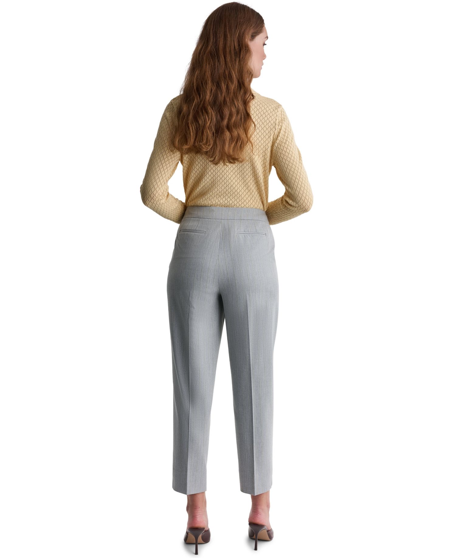 Women's High-Rise Slim Ankle Pants