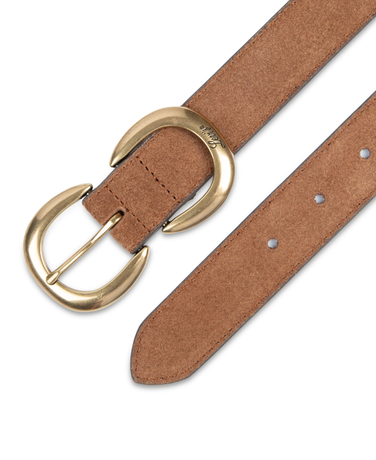 Levi's Casual Double Buckle Suede Leather Belt