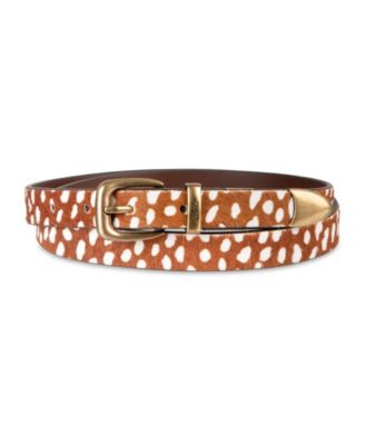 Skinny Western Metal Tip End Belt