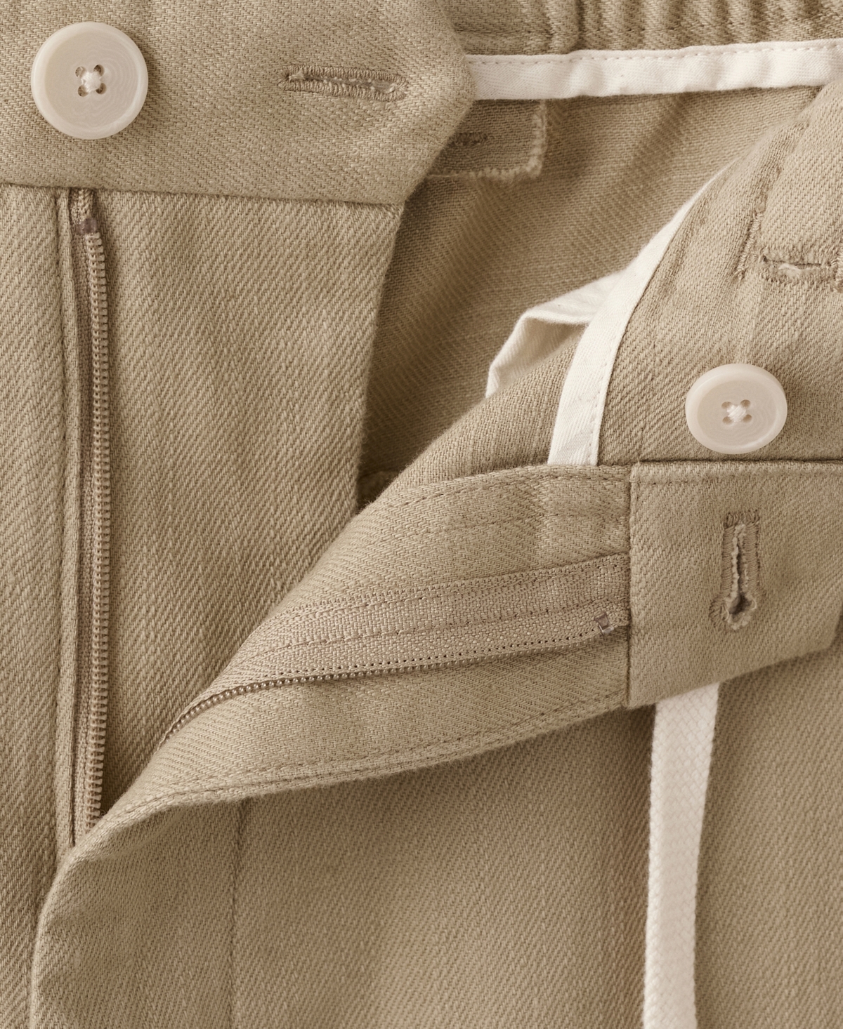 Mango Men's New Now Relaxed-Fit Cotton-Linen Blend Trousers