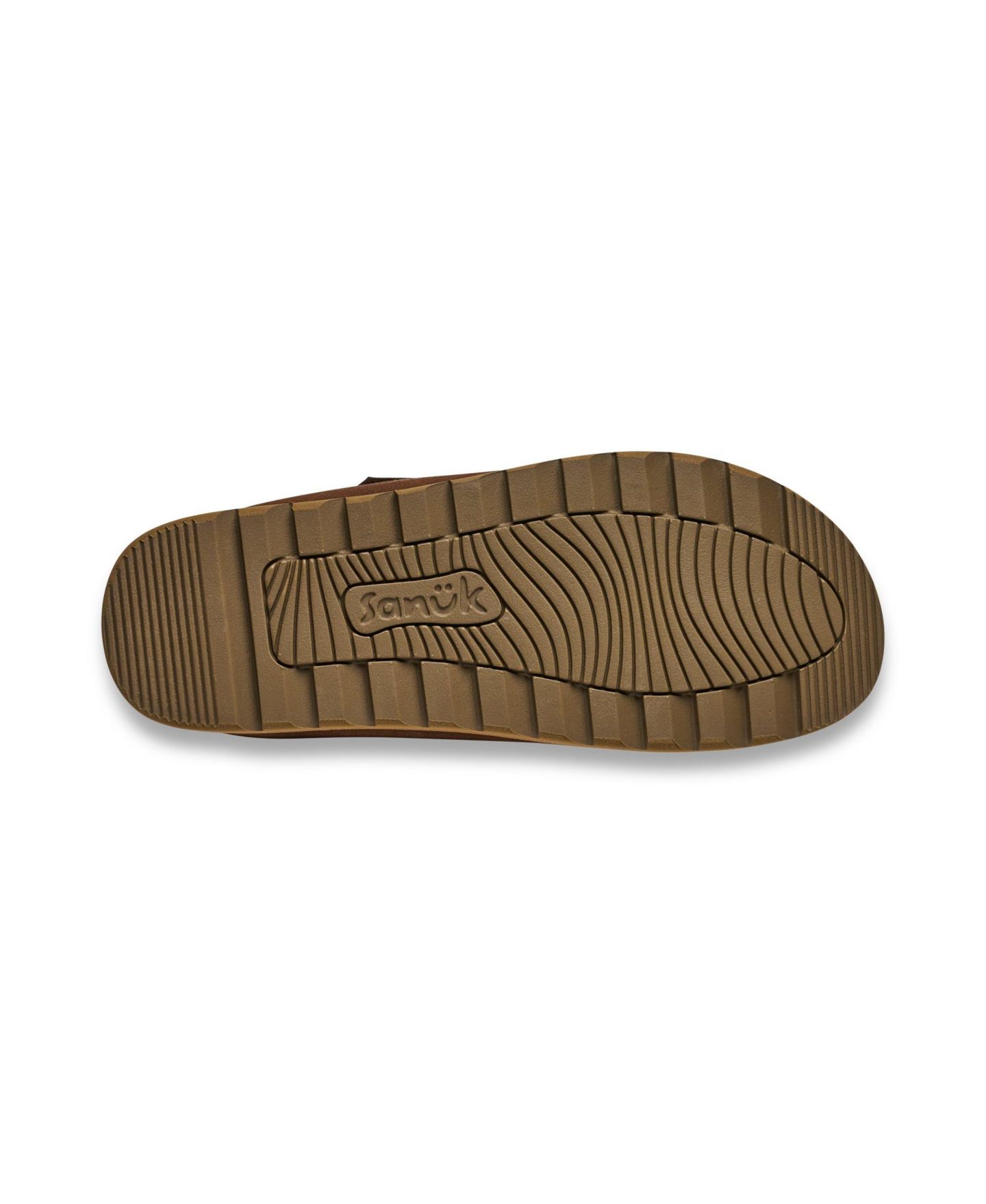 Женские тапочки Sanuk Yoga Cloud Lounger Leather Slippers, цвет: Тёмный коричневый — фото 3