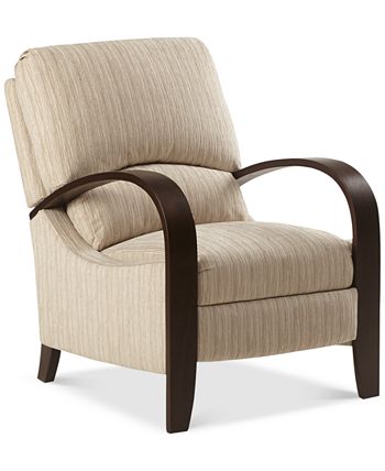 Bent store arm recliner