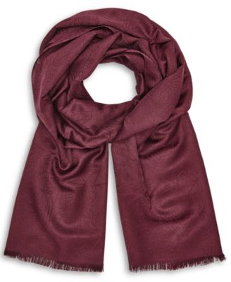 Pashmina Lurex Leaf Scarf