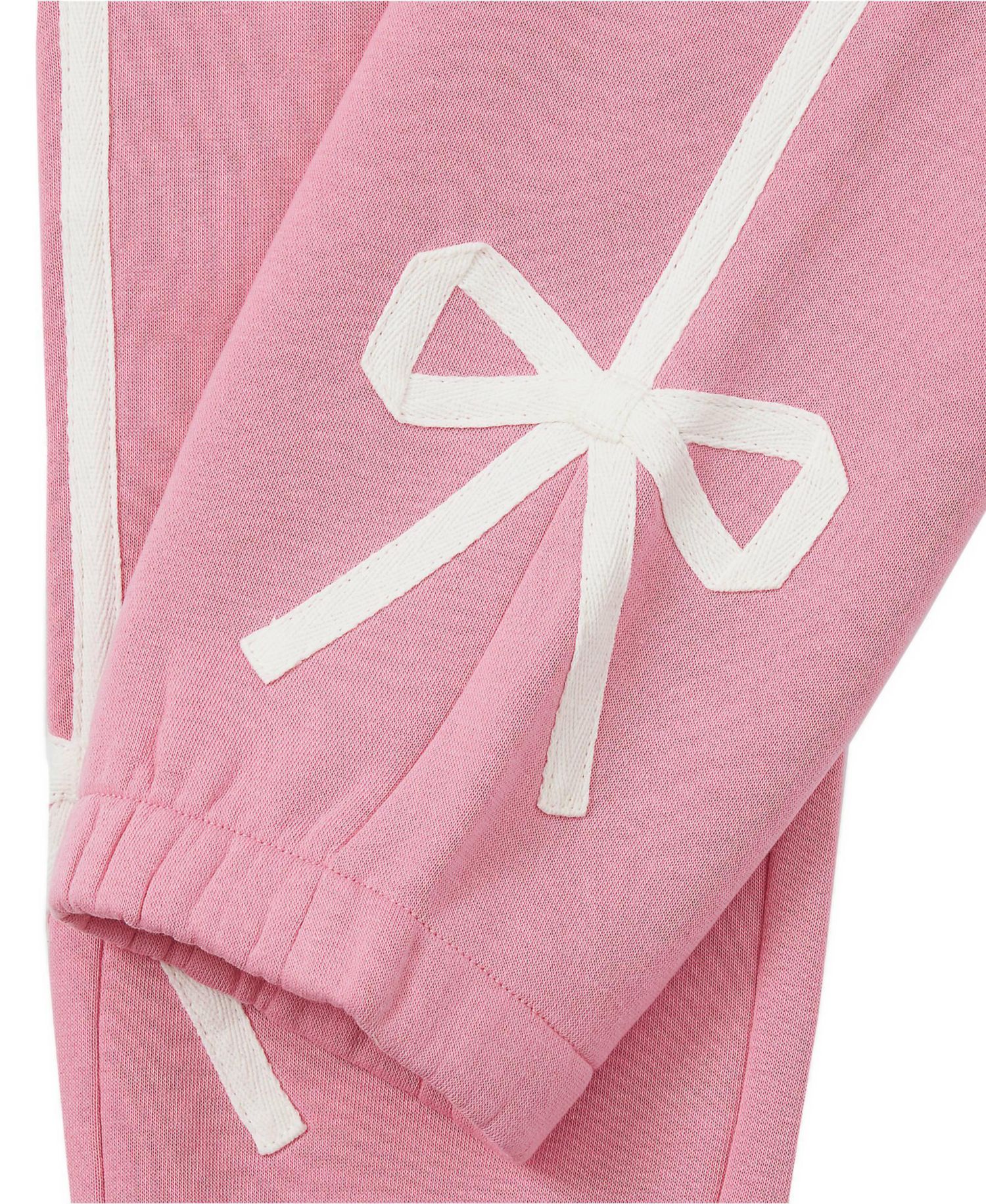 Girls Fleece Bow Joggers