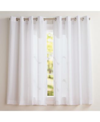 Loha Light Filtering, Grommet Top Curtain Panels (Set of 2)