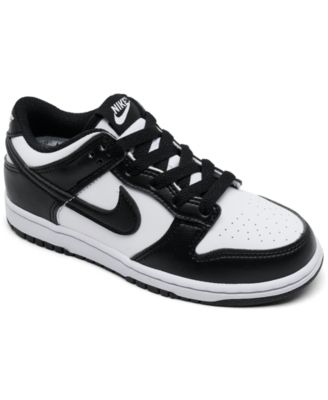 Little Girls Dunk Low Leather Sneakers from Finish Line