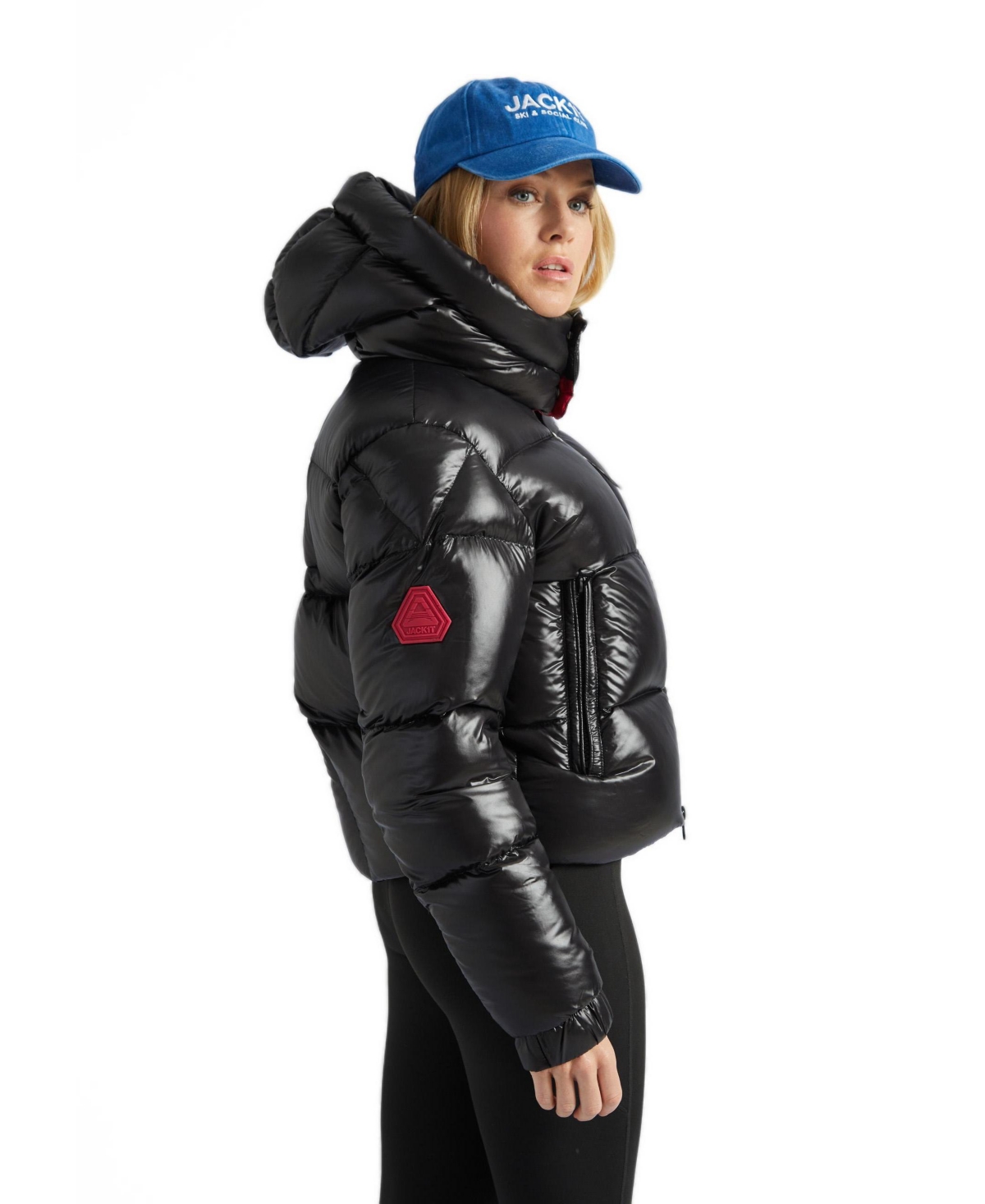JACK1T Women's High Collar Puffer Jacket