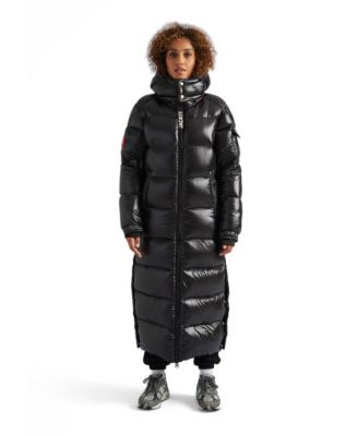 Women's High Collar Maxi Puffer Coat