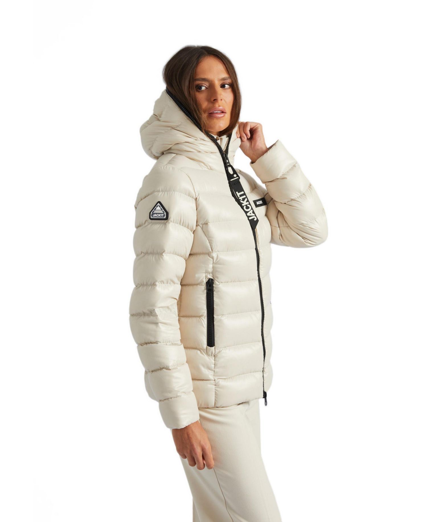 Women's Hooded Quilted Puffer Jacket
