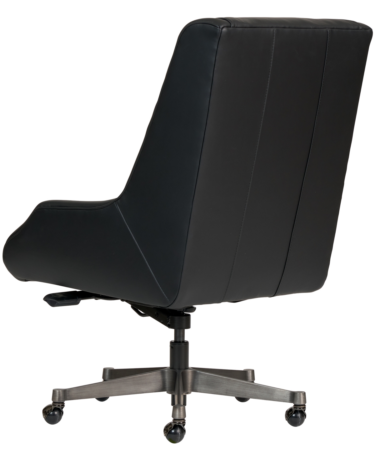 Top Grain Leather Swivel Executive Office Chair with Casters