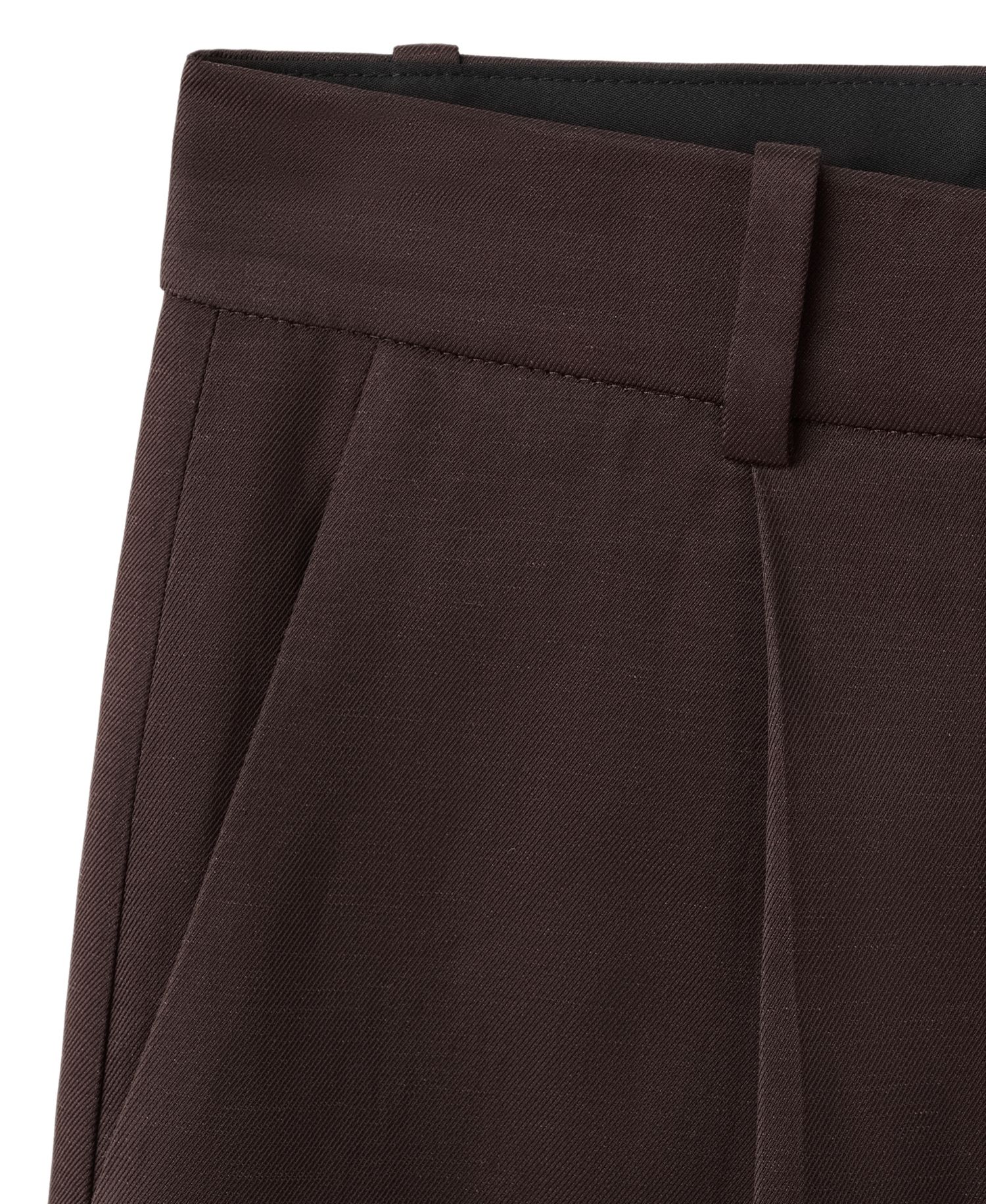 Women's Mid-Rise Pleated Bermuda Shorts, 7.87" Inseam