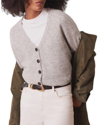 Women's V-Neck Long-Sleeve Cardigan