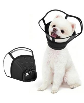 Soft Mesh and Transparent PVC Recovery Cone Collar for Dogs