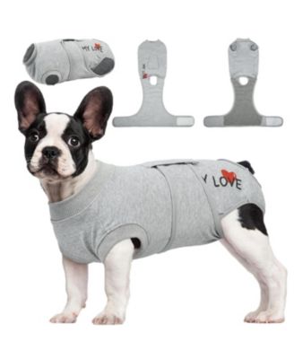 Post-Surgery Recovery Onesie Suit for Dogs and Cats, Soft Protective Wear