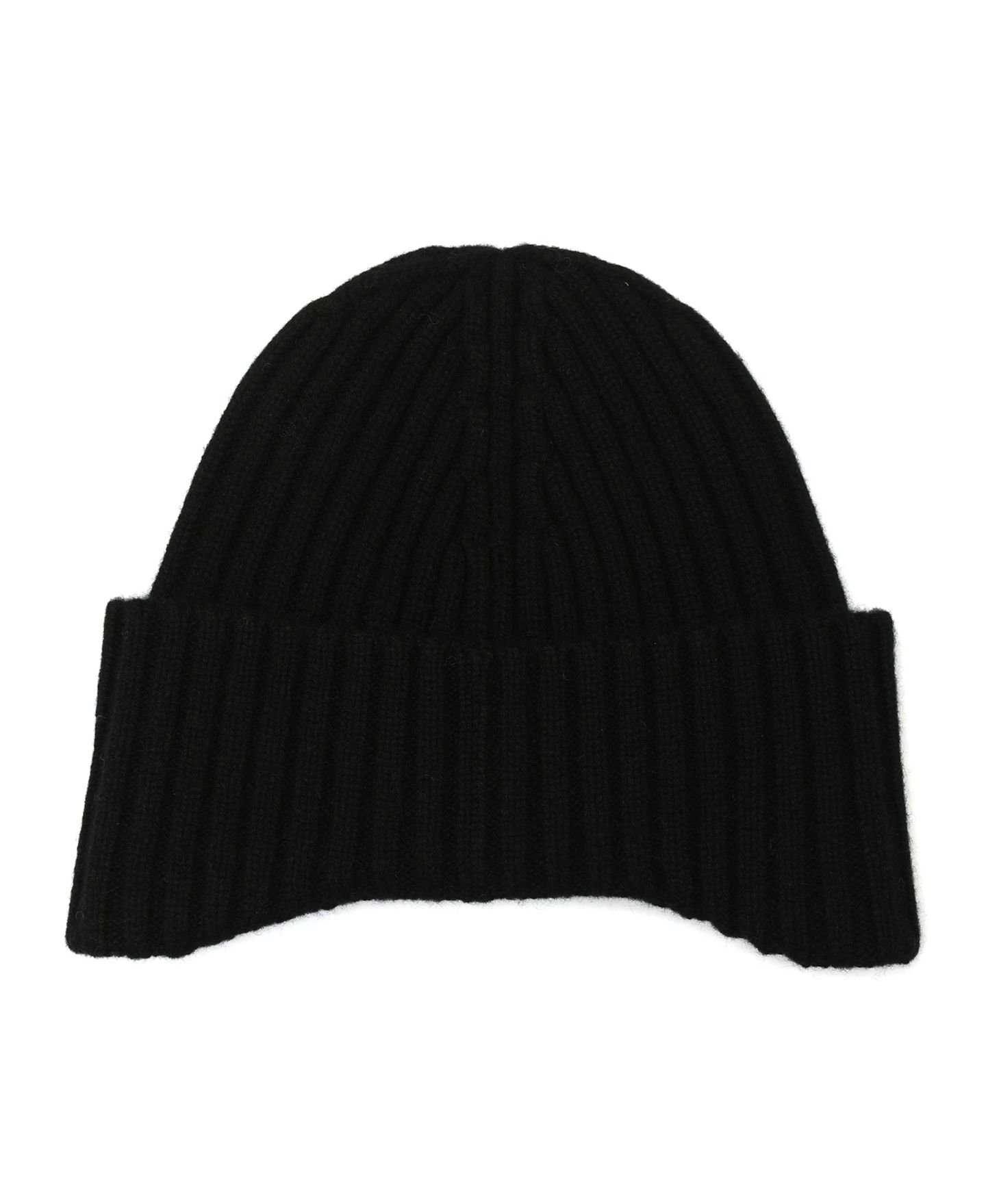 Мужская шапка COACH Cashmere Ribbed Beanie, цвет: Чёрный — фото 3