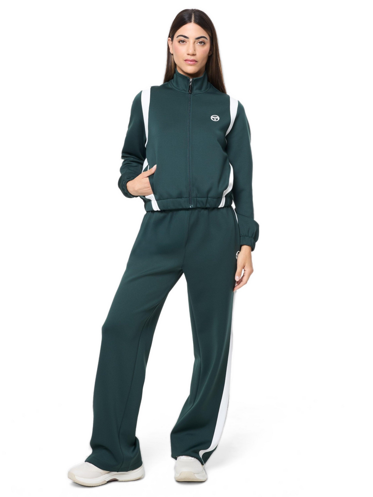 Sergio Tacchini Women's Anna High-Neck Cropped Track Jacket