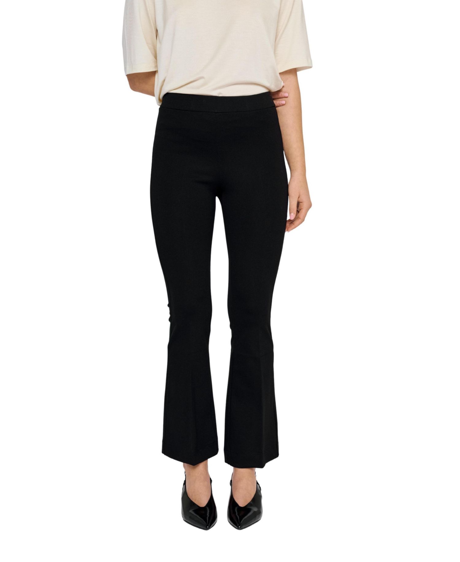 Women's Lana Slim-Fit Flared Pull-On Pants