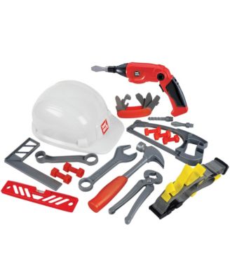 Tool Tech Motorized Bendable Screwdriver with LED Light Helmet Tool Set, Ages 3+