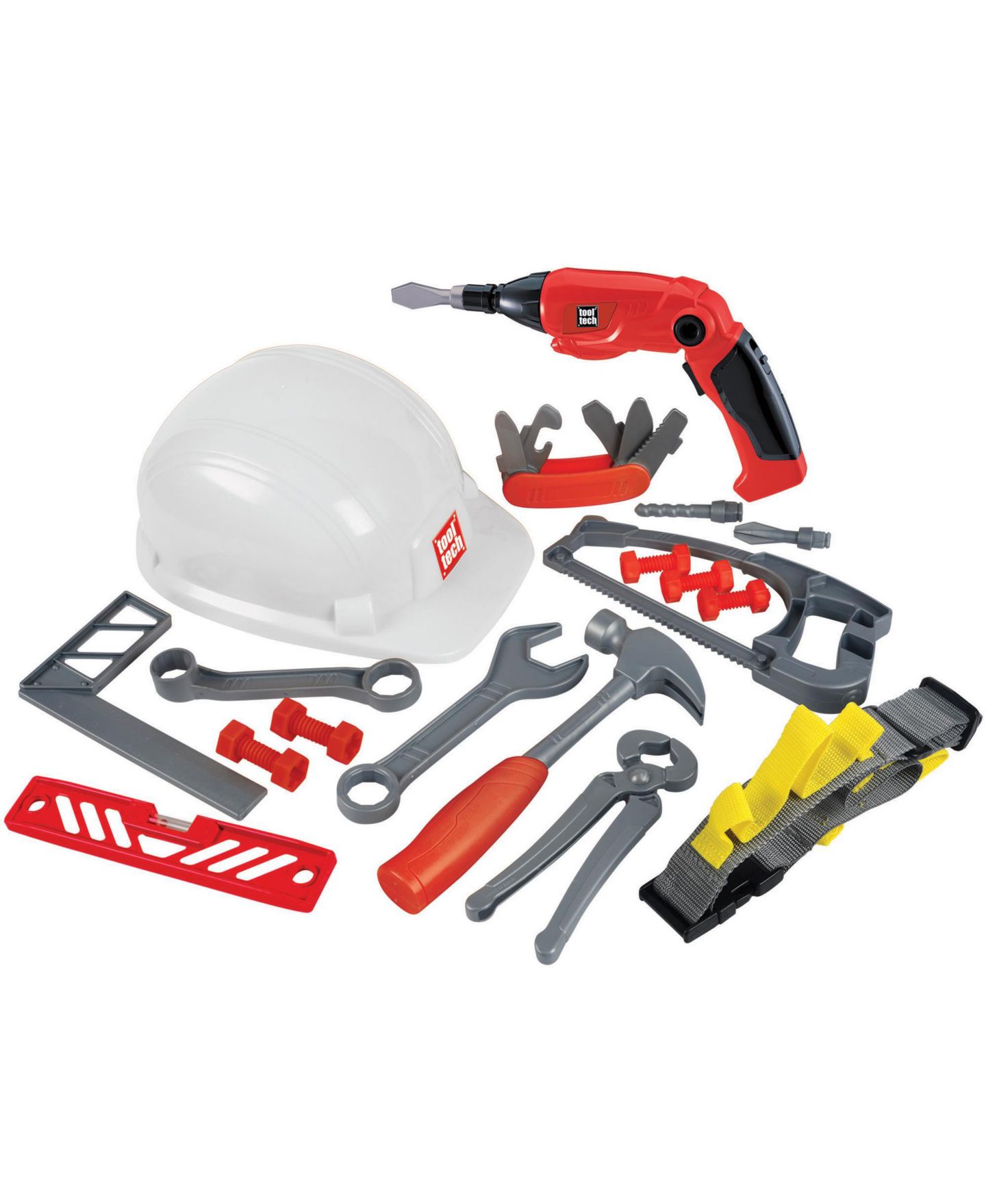 Детский набор инструментов Red Box Tool Tech: отвёртка с мотором и шлем с LED, от 3 лет, цвет: Open Miscellaneous — фото 1